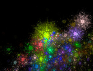 Imaginatory fractal abstract background Image