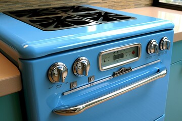 blue countertop appliance. Generative AI