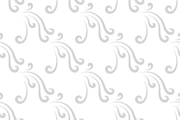 floral seamless abstract grey pattern background