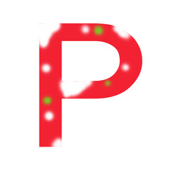 red letter p