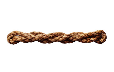 Beautiful Brown Battle Ropes on a Clear Surface or PNG Transparent Background.