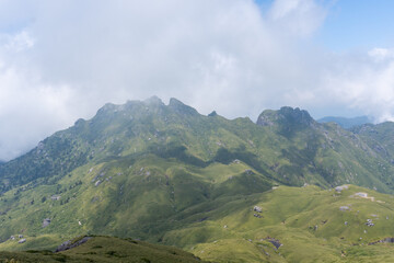 Naklejka premium View from the summit of Mt. Miyanoura in Yakushima