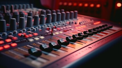 audio mixer, music equipment, recording