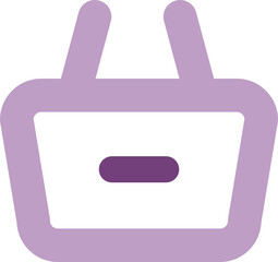 Obraz premium shopping cart product delete icon 