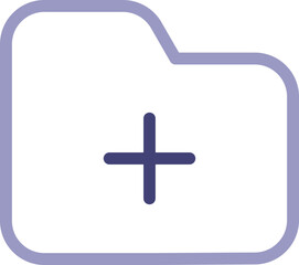 Obraz premium Folder add icon 