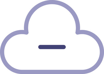 cloud server delete icon
