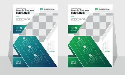 abstract geometric background, professional business flyer template design, creative business marketing flyer design, brochure design, a4 corporate business company flyer template design.