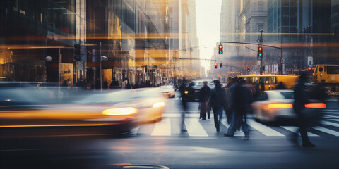 A busy street corner