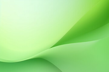 Green wave  abstract light background