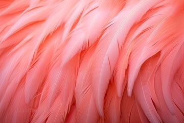 Flamingo Feather background.