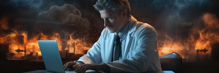 Medicine Doctor who heal a PC Computer, Solve the problem.