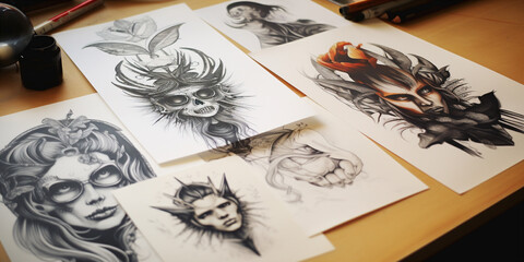 sketches of tattoo