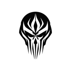 Artistic vector of a skull illustration. Suitable for tattoo, design, and logo.