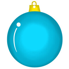 christmas balls blue ornament Christmas Illustration