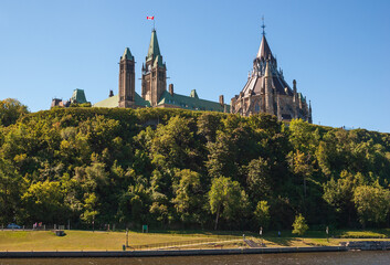 Obraz premium Parliament Hill in Ottawa, Ontario, Canada