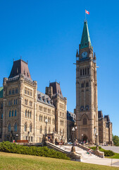 Parliament Hill in Ottawa, Ontario, Canada