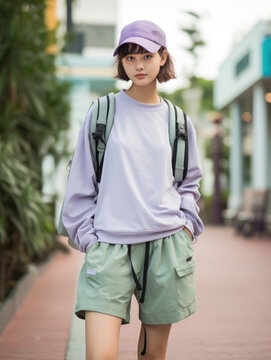 person walking on the street