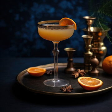 glass of orange juice on the table