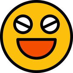 Fototapeta premium Smile Face Emoji 