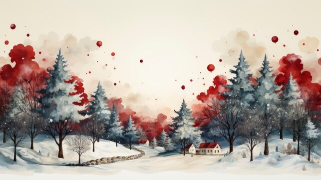 Hand Drawn Christmas Background , Merry Christmas Background , Hd Background