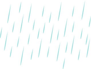 rain vector illustration isolated	 - obrazy, fototapety, plakaty