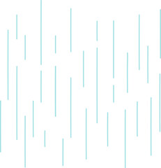Raining linear illustration