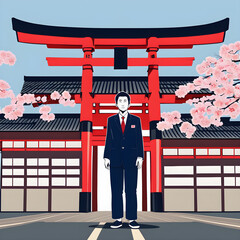 Japan man, Generactive AI