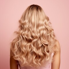 Fototapeta premium hair of a woman generated by AI