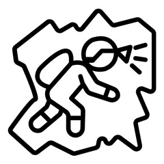 Caving Icon Style