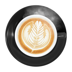 カフェオレのイラスト リアル