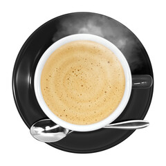 カフェオレのイラスト リアル