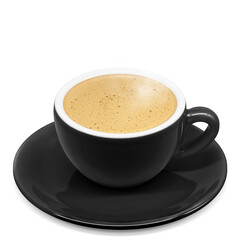 カフェオレのイラスト リアル
