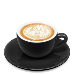 カフェオレのイラスト リアル