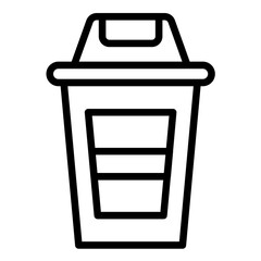 Dustbin Icon Style