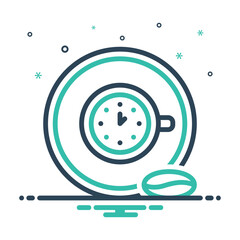 Mix icon for coffee break