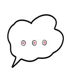 Three dots bubble icon