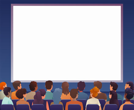 Audience People Presentation Screen Cinema Movie