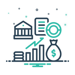 Mix icon for investment