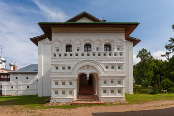 Fototapeta na wymiar Refectory of the Boris and Gleb Monastery, Yaroslavl region, Russia