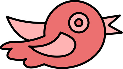 Cute Bird Illustration
