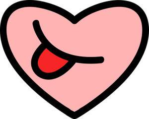Smile Heart Illustration
