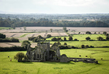 Cistercian monastery near the Rock of Cashel in County Tipperary, Irelandin, during the autumn - 664844770
