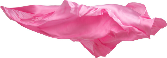 Flying pink scarf dress png