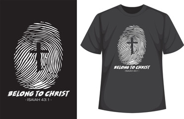 Christian bible verse t shirt design illustration vector