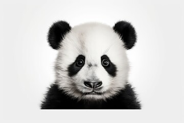 Fototapeta premium Closeup Image Of Baby Pandas Face