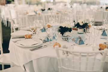 wedding table set