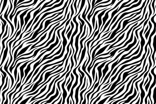 zebra skin pattern. vector texture