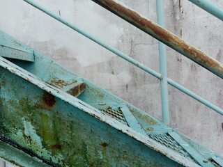 Obraz premium old rusty metal door