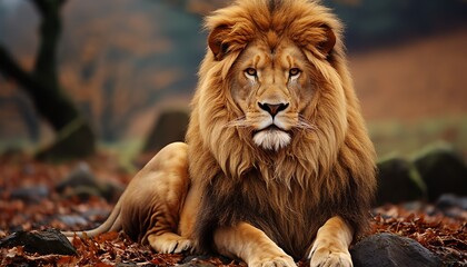 Obraz premium lion in the zoo