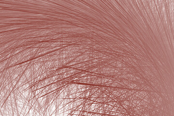 Pig liver colored fur  fur Pink fluffy animal fur background,Pink feather 3d,Pink liquid shape 3D clean soft fluffy animal fur background.
